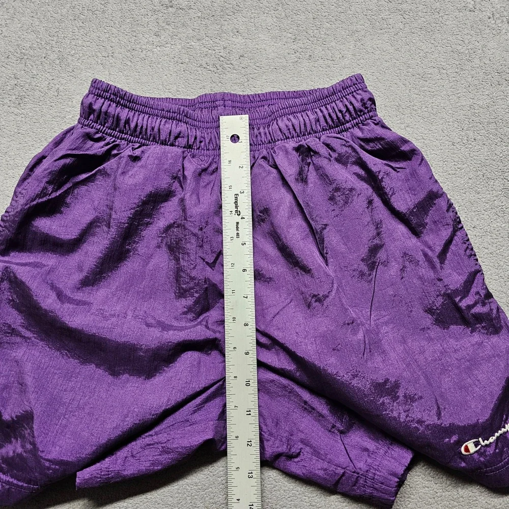 Champion Mens Purple Nylon Mesh Lined Athletic Shorts Small 84441 PRC Sportswear